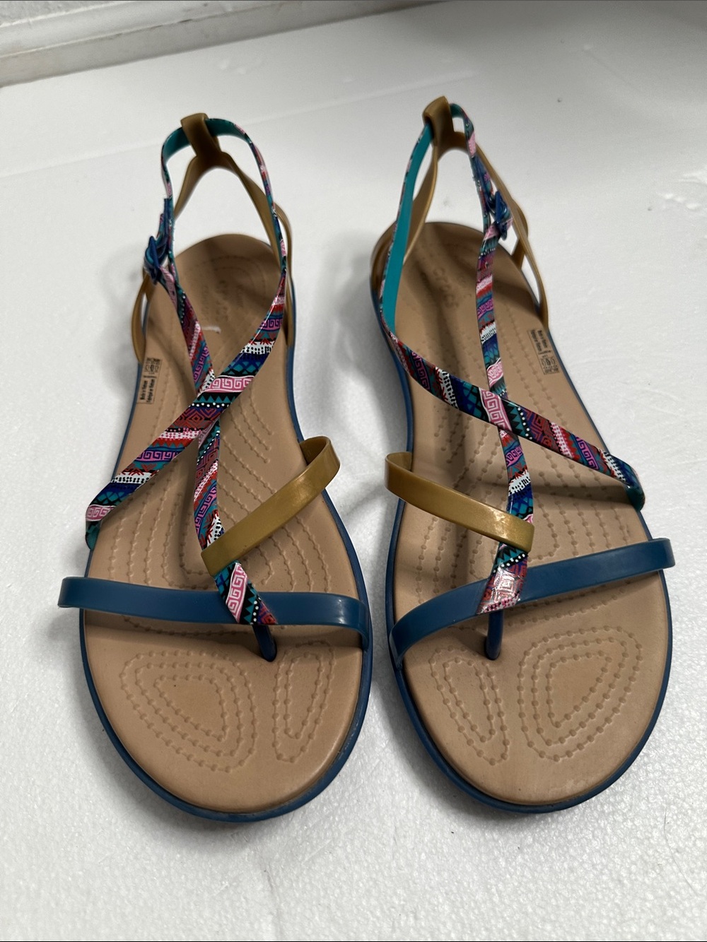 Multicolor Strappy Women's Sandals - Comfortable Summer Footwear